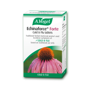 A.Vogel Echinaforce forte bottle - Cold and flu - Traditional herbal medicinal 40 tablets - online shop product image