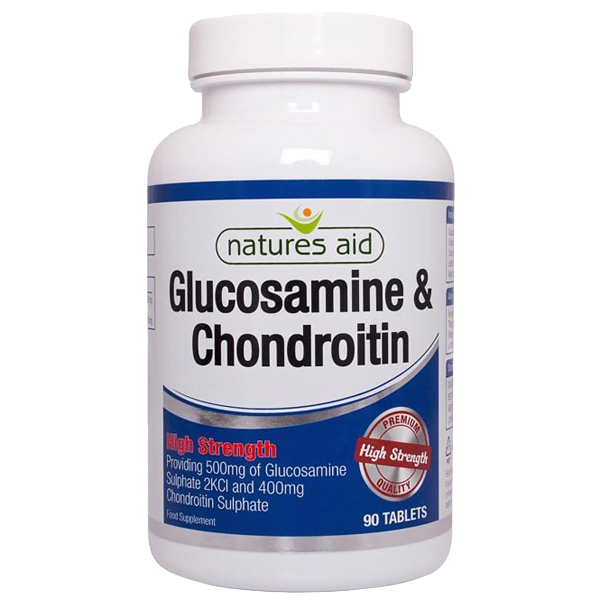 Natures Aid Glucosamine and Chondroitin - High strength - 90 tablets - online shop product image