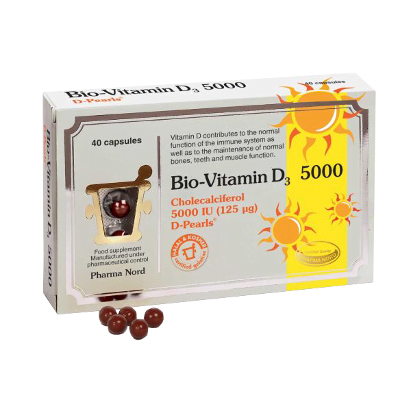Pharma Nord Bio Vitamin D3 5000iu - 40 capsules