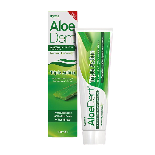 AloeDent® Triple Action Fluoride Free Toothpaste