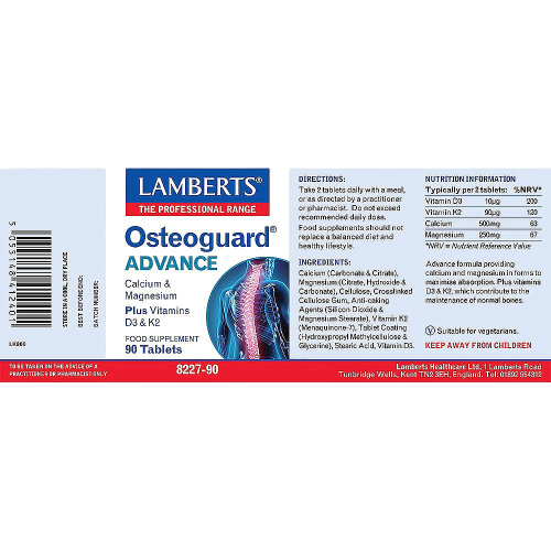 Lamberts Osteoguard Advance Info