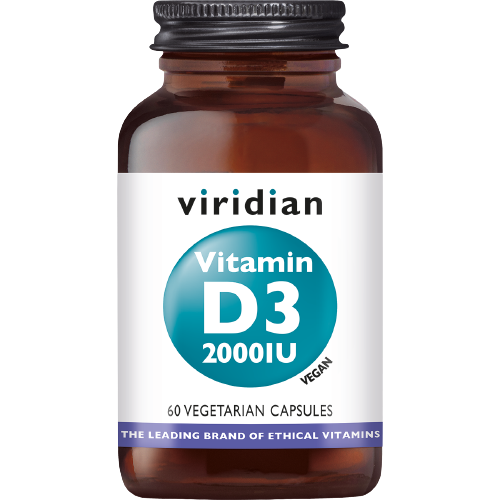 Viridian Vegan Vitamin D3 2000IU