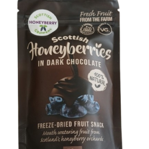 Arbuckle's Freeze-Dried Dark Chocolate Coated Honeyberries Front