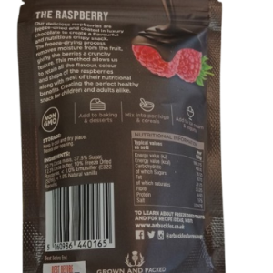 Arbuckle's Freeze-Dried Chocolate Coated Raspberries